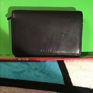 Coach Black Leather Wallet